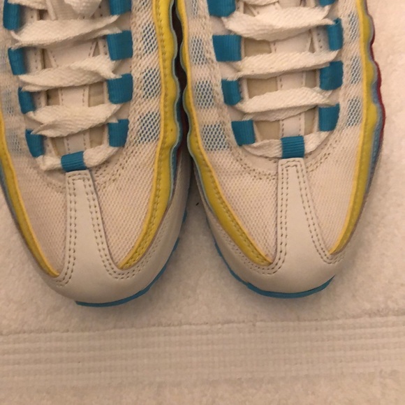 NIKE AIR MAX 96 GS RUNNING SNEAKERS MENS-BOYS SIZE 6Y WOMENS SIZE 8 - Picture 8 of 16